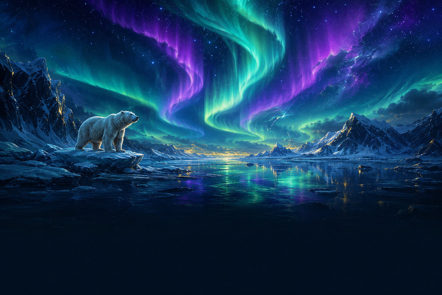 Aurora Spins - arctic aurora slot game